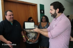 Homenageados Edson Zenóbio e Pedro Monkey
